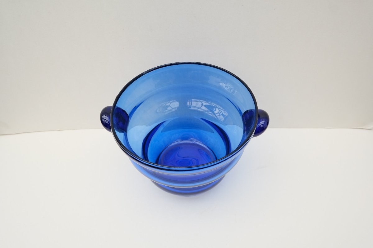 Sceau &agrave; Champagne En Verre Souffl&eacute;, 1970  -photo-3