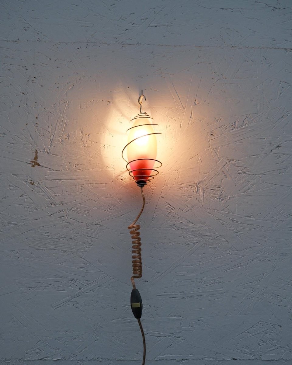 Lampe « Baladeuse » De Tsé & Tsé En Métal Et Verre, 1997-photo-2