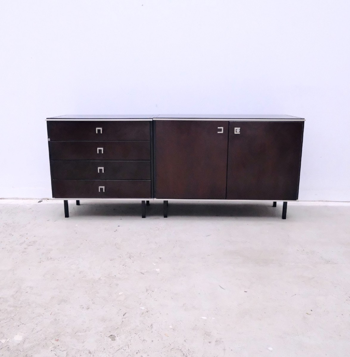 Sideboard By Abbondinterni In Mahogany, 1970  