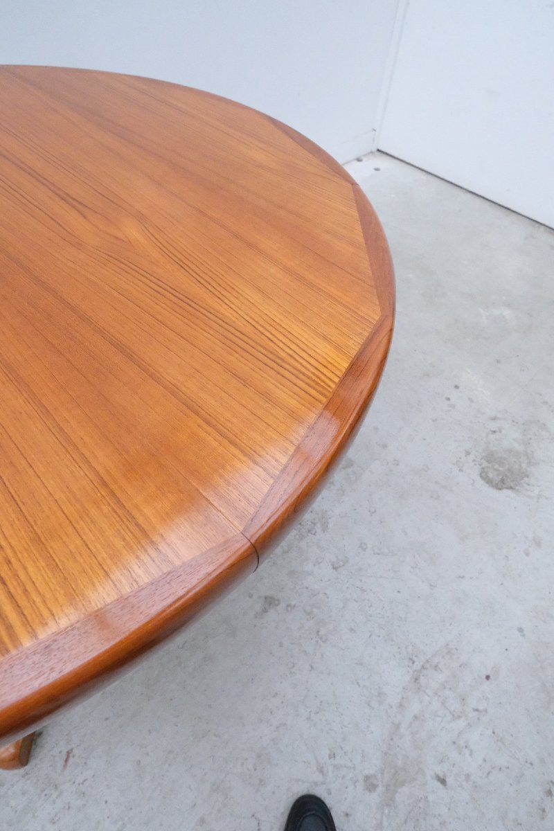 Table a manger de BAUMANN de style scandinave en Teck, France 1970 -photo-1