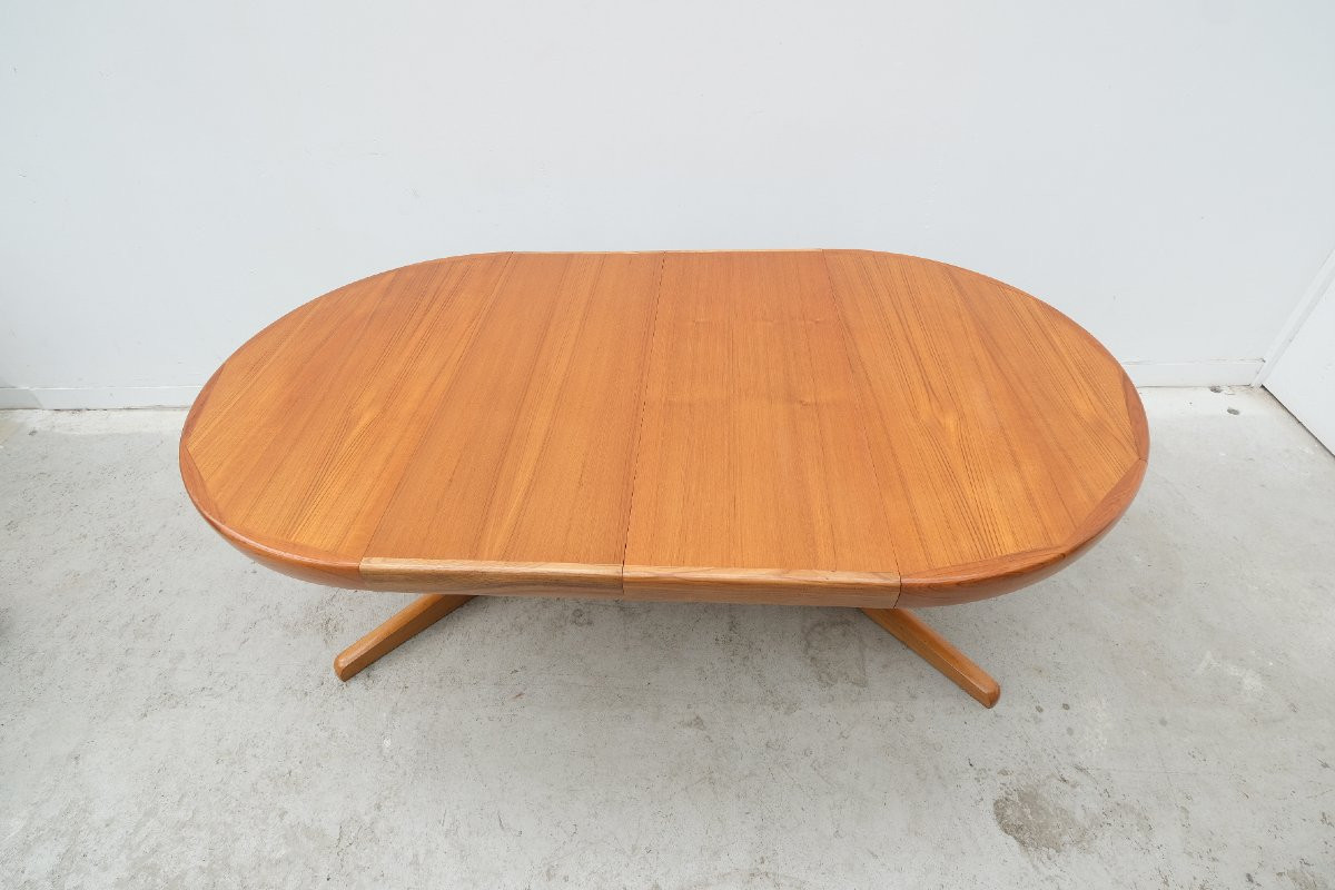 Table a manger de BAUMANN de style scandinave en Teck, France 1970 -photo-5