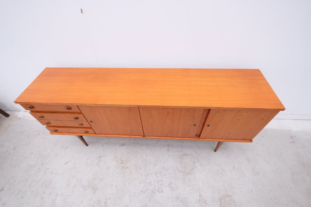 Scandinavian-style Teak Sideboard, France 1970 -photo-2