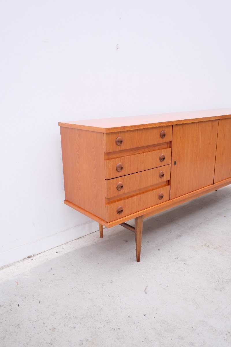 Scandinavian-style Teak Sideboard, France 1970 -photo-3