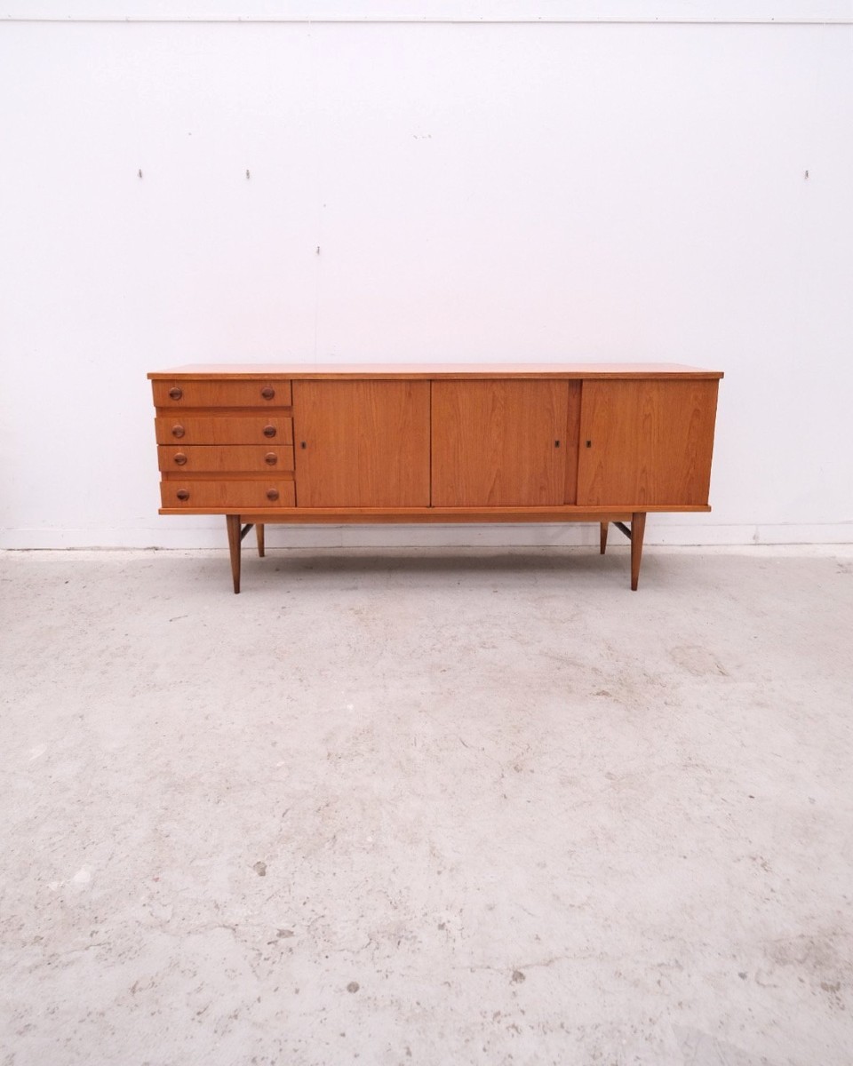 Scandinavian-style Teak Sideboard, France 1970 