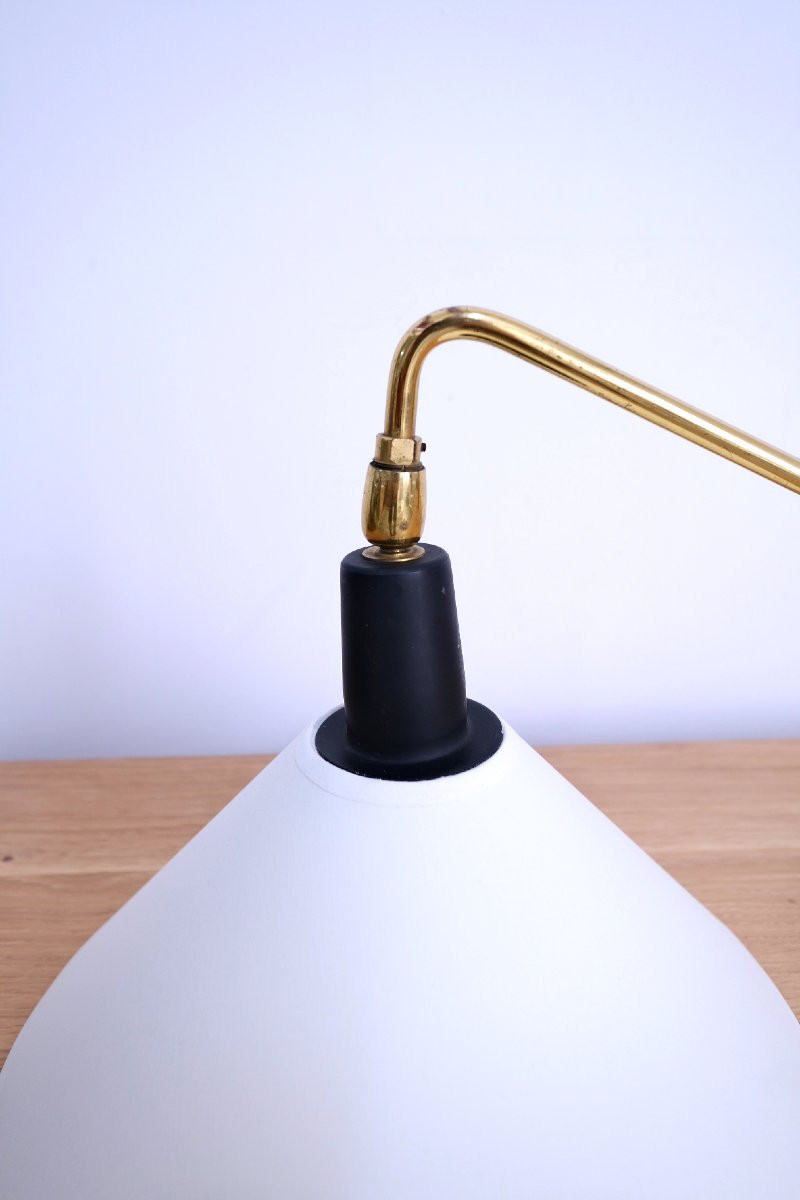 Brass Wall Light, 1950-photo-3
