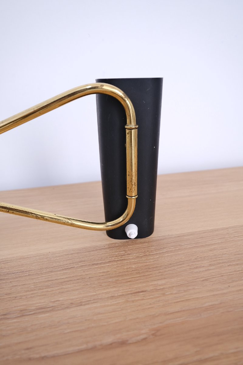 Brass Wall Light, 1950-photo-1