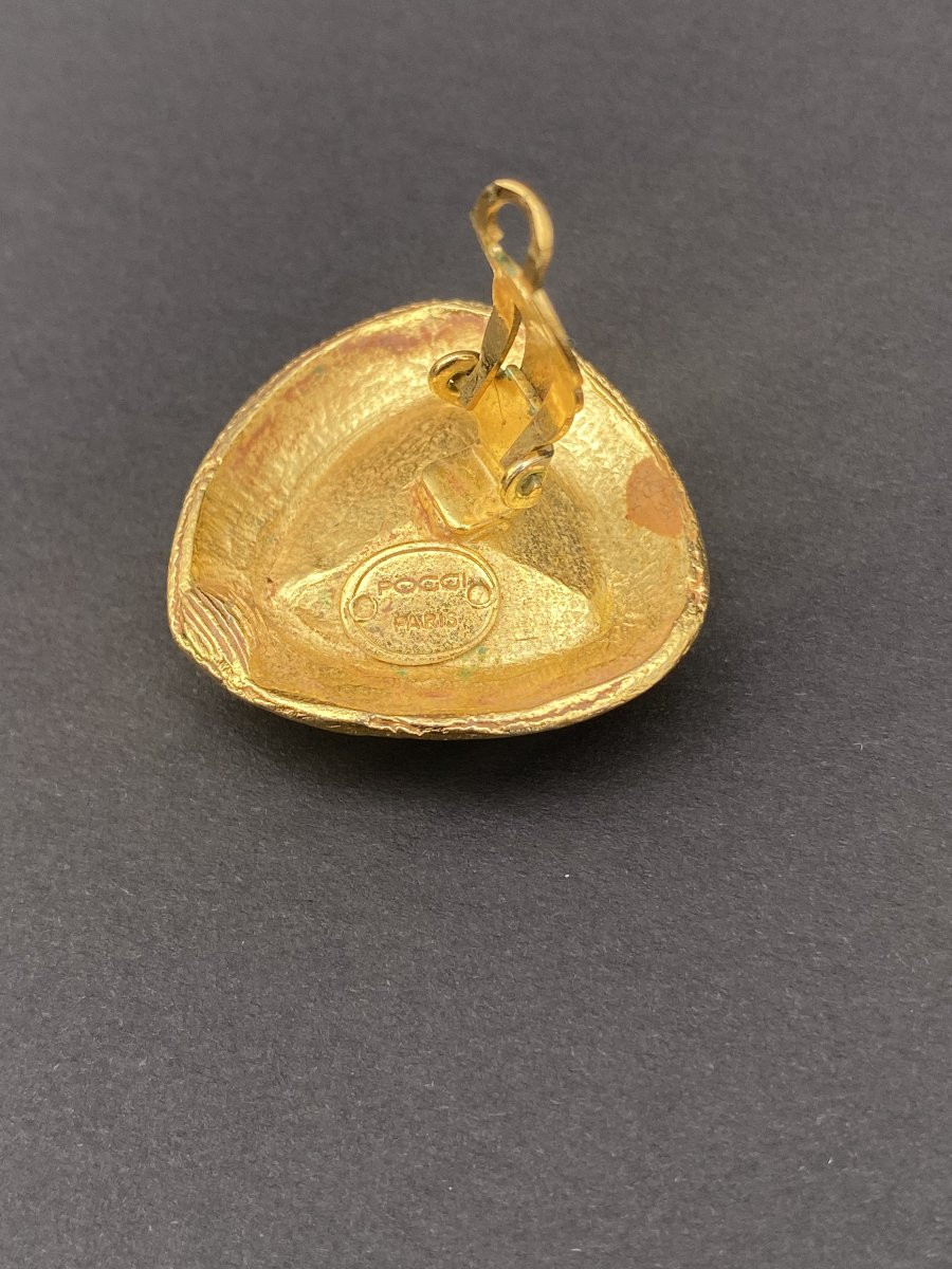 Boucles d'oreilles de POGGI PARIS, 1990  -photo-3