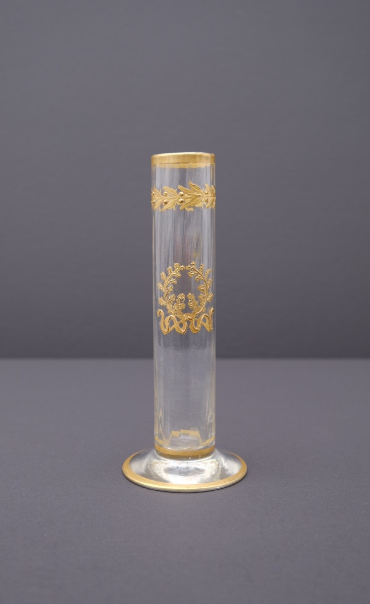 Soliflore en verre Napoléon III   