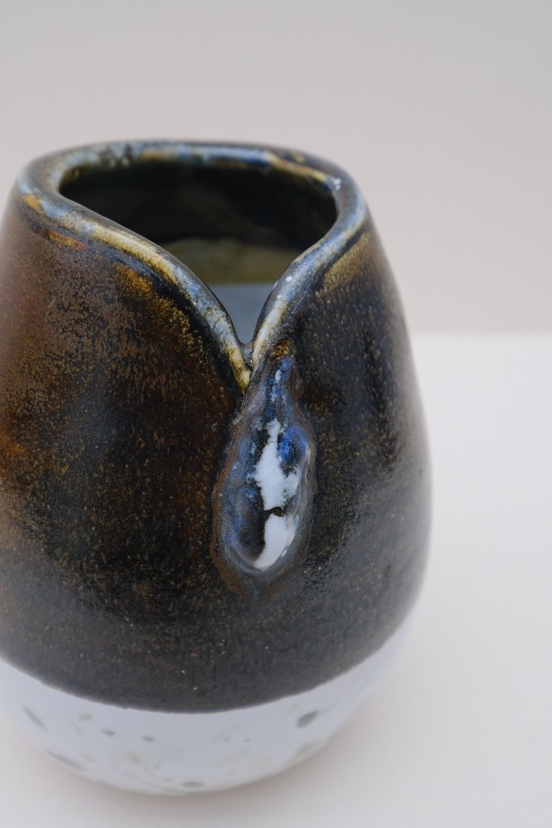 Vase en céramique signé   -photo-2