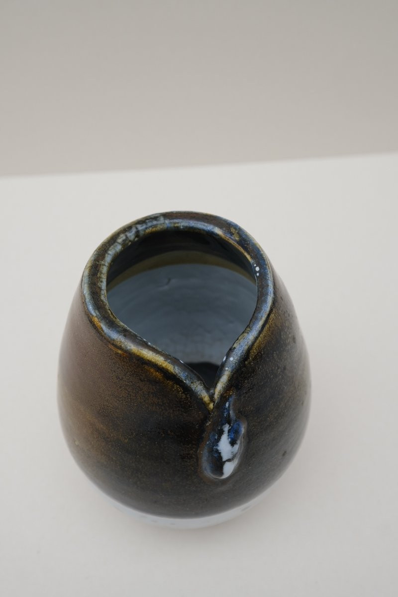 Vase en céramique signé   -photo-4