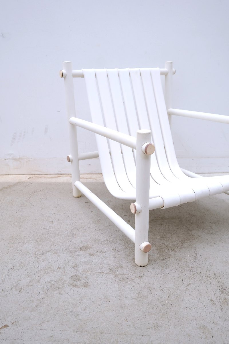 Fauteuil de Jardin en PVC, France 1970  -photo-2
