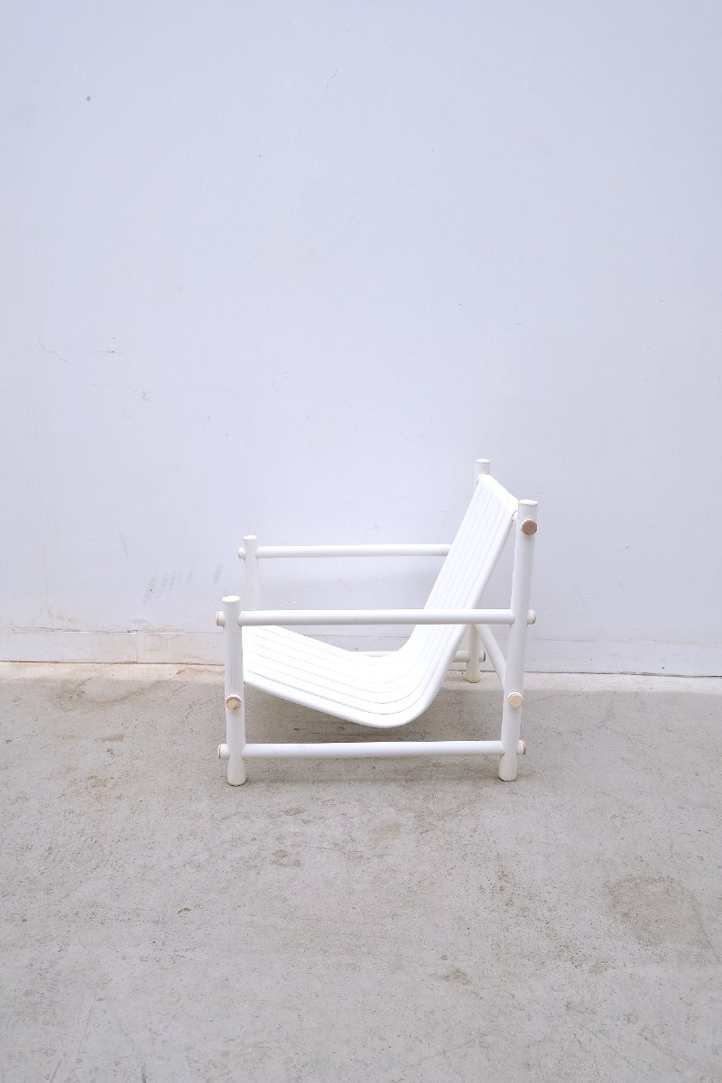 Fauteuil de Jardin en PVC, France 1970  -photo-2