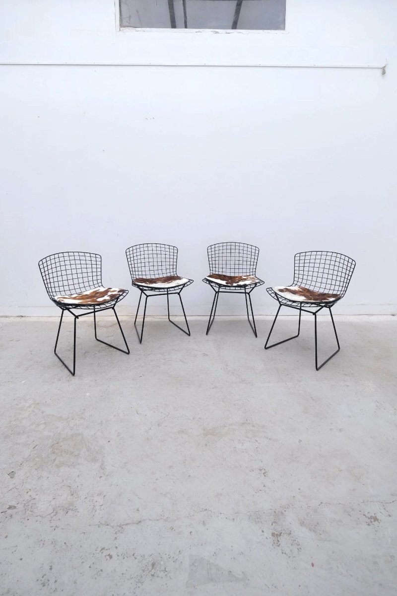 Ensemble de 4 chaises de Harry BERTOÏA pour KNOLL, 1960-photo-2