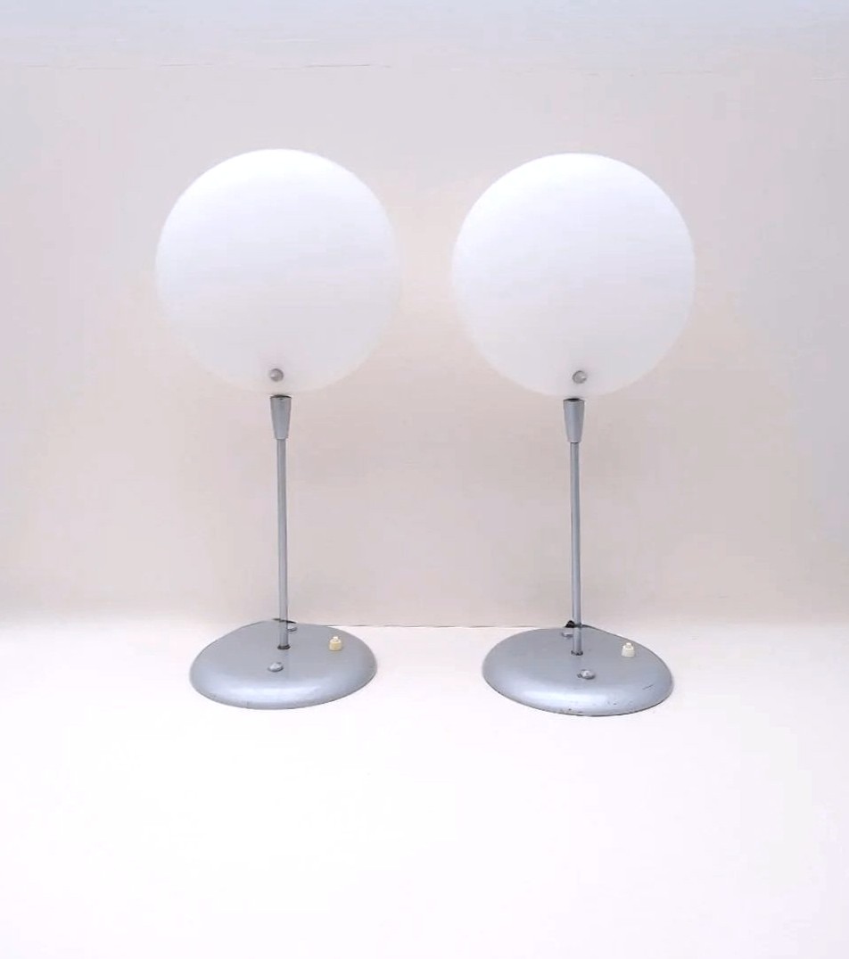 Paire de lampes "MOM" de P. KING & S. MIRANDA pour SIRRAH-IGUZZINI, Italie 1980