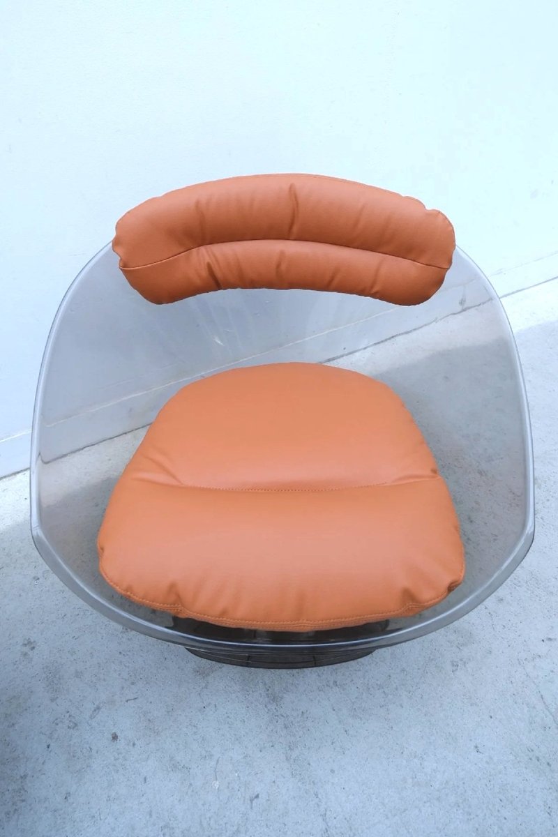 Paire de fauteuils de Raphael RAFFEL en plexiglas, 1970  -photo-2
