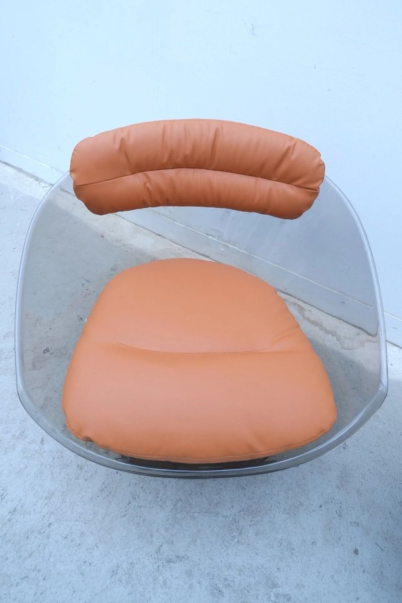 Paire de fauteuils de Raphael RAFFEL en plexiglas, 1970  -photo-3