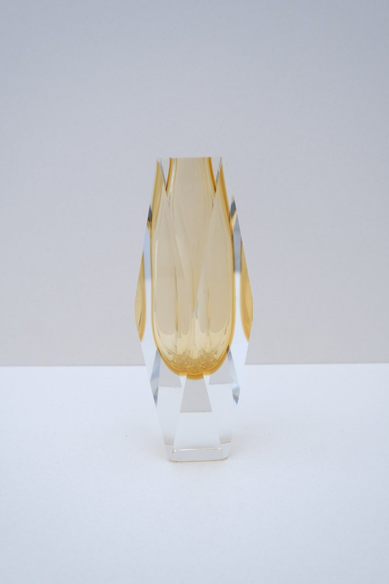 Vase SOMMERSO - MURANO en verre, Italie 1970  -photo-4