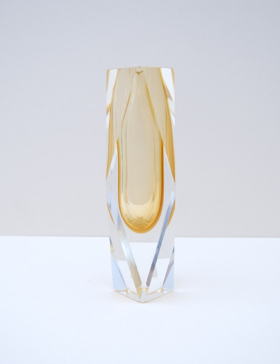 Vase SOMMERSO - MURANO en verre, Italie 1970  