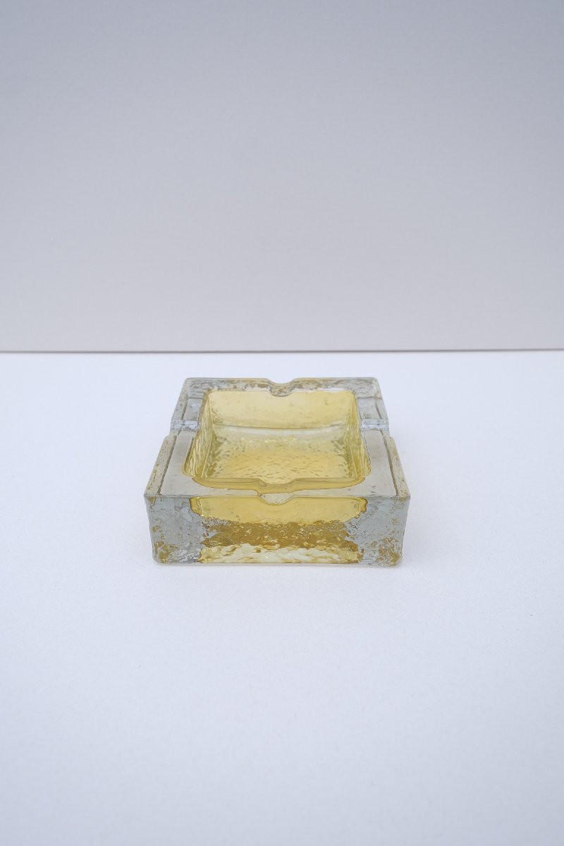 Vide poche en verre moulé, 1970  -photo-2
