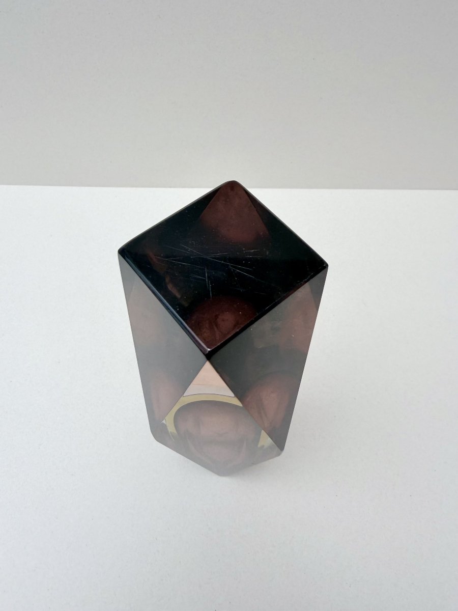 Murano - Sommerso Vase In Blown Glass, Italy 1970-photo-1