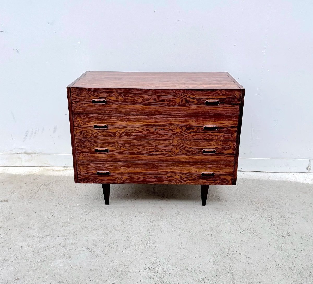 Scandinavian Chest Of Drawers In Rosewood, 1960  -photo-2