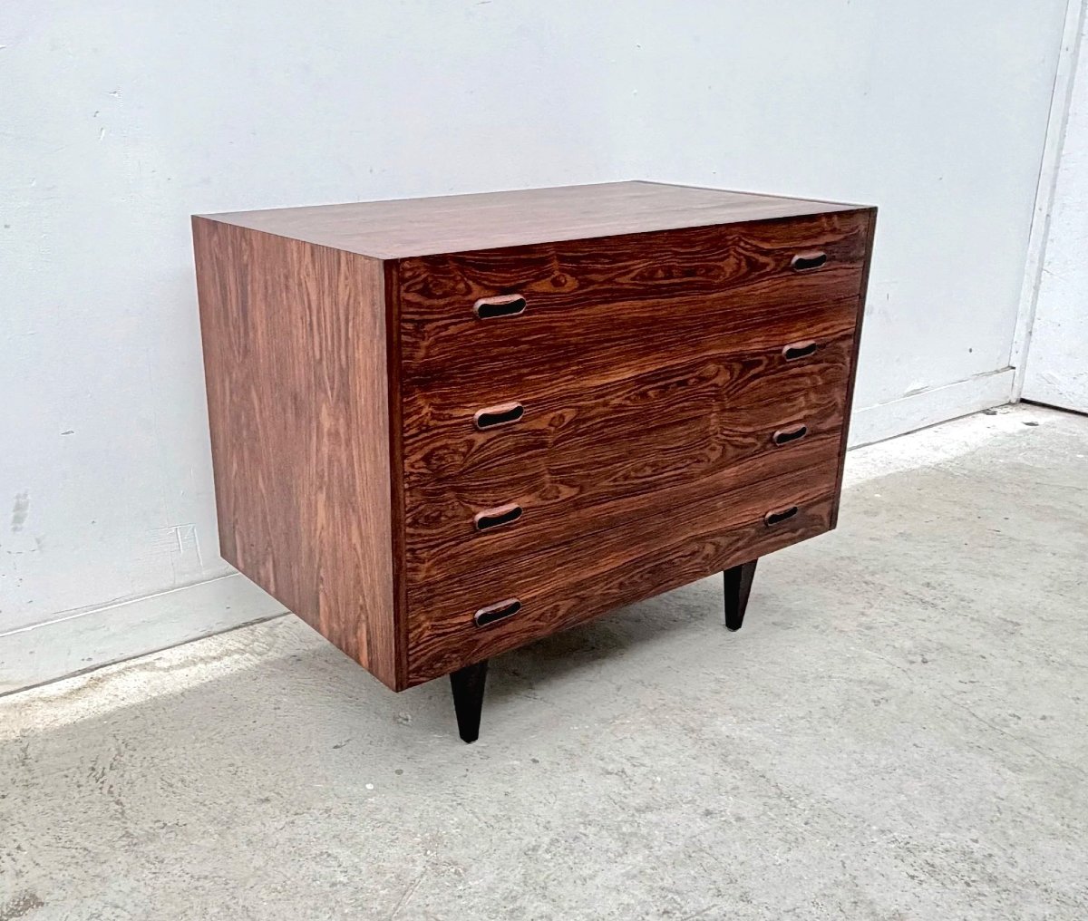Scandinavian Chest Of Drawers In Rosewood, 1960  -photo-3