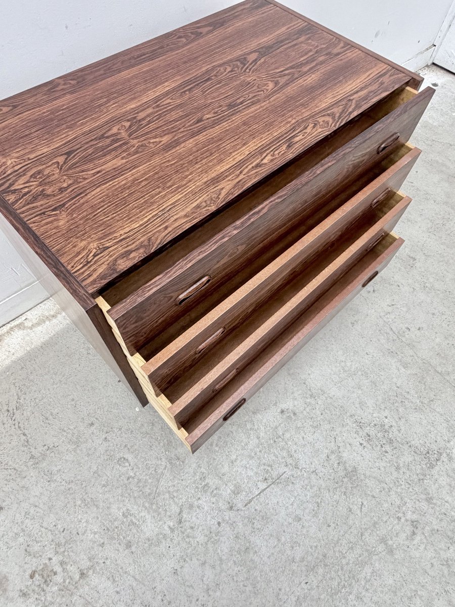 Scandinavian Chest Of Drawers In Rosewood, 1960  -photo-1