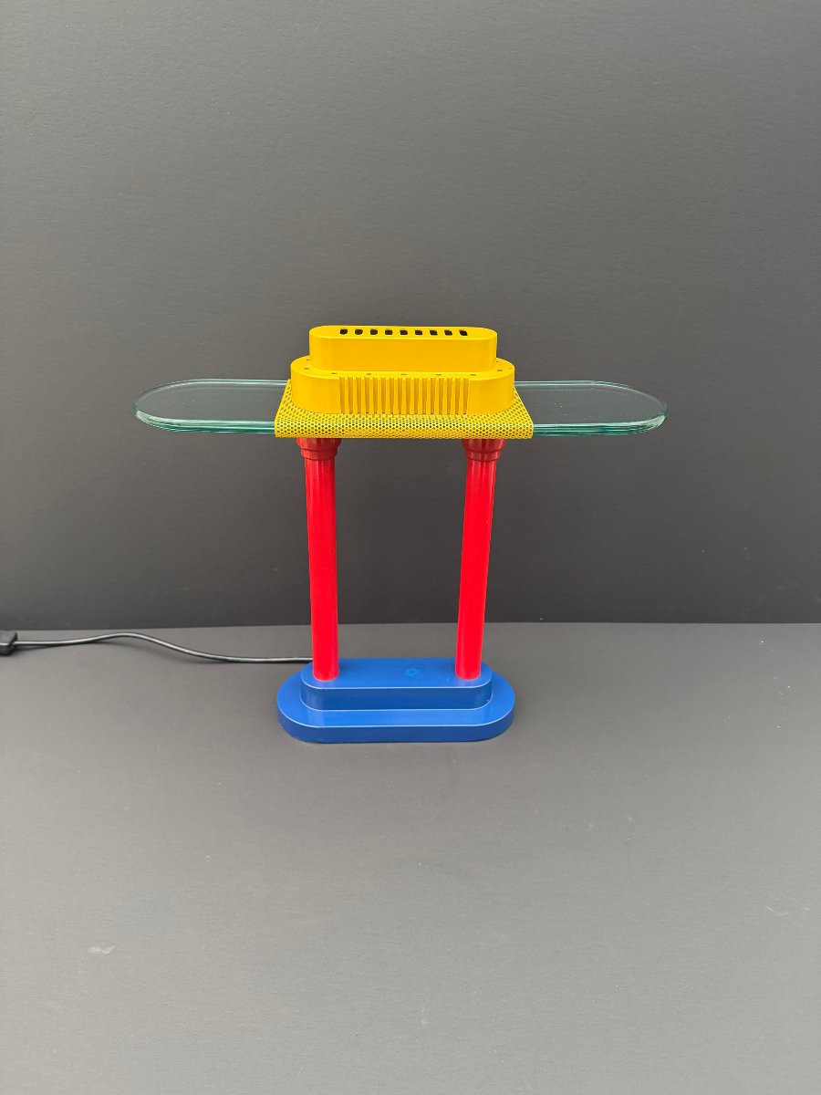 Lampe de style Memphis de Robert SONNEMAN pour  George KOVACS, 1980  -photo-2