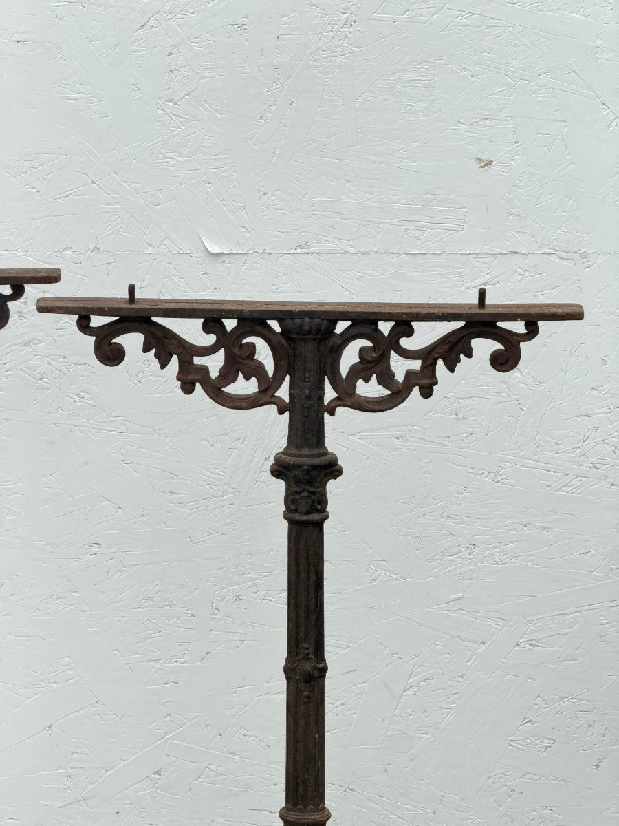 19th Century Cast Iron Table Legs  -photo-2