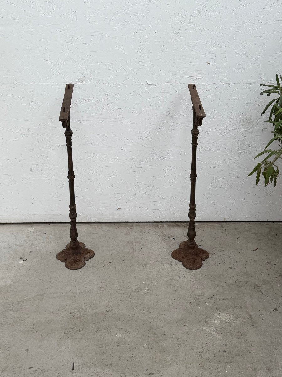 19th Century Cast Iron Table Legs  -photo-2