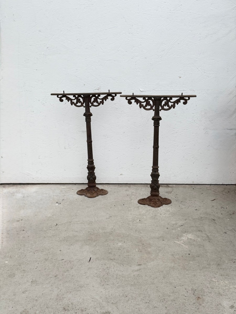 19th Century Cast Iron Table Legs  