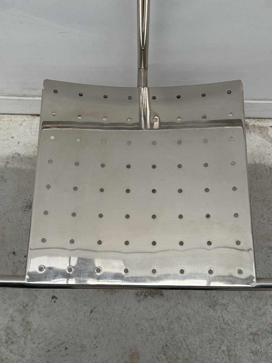 Fauteuil "Dr Sonderbar" de Philippe STARCK pour XO en acier chromé, 1980  -photo-2