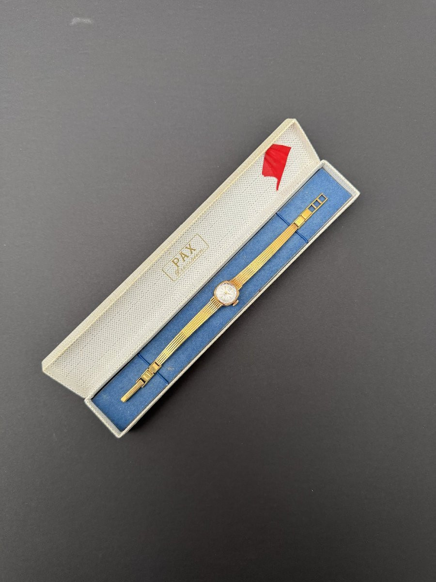 Pax Ladies' Mechanical Watch In Gold Plating, 1960  -photo-6