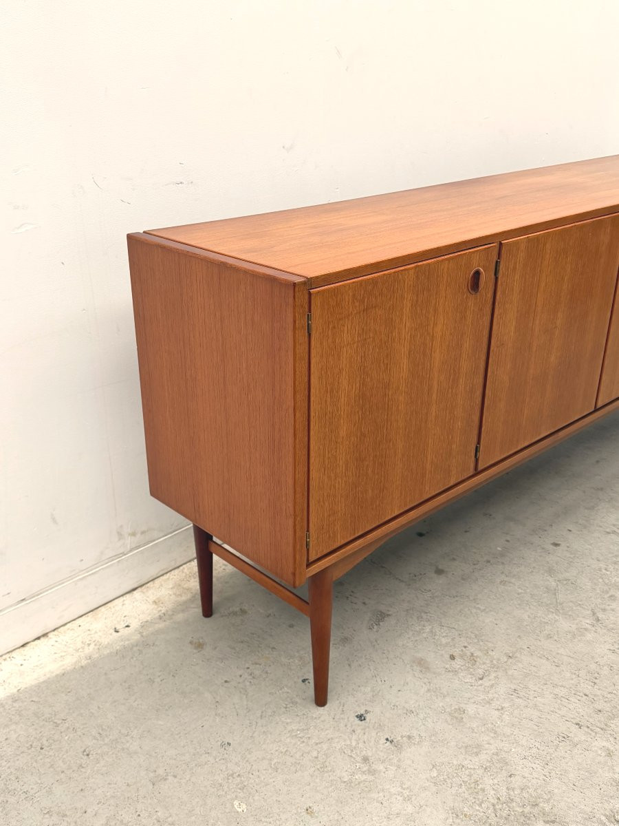 Enfilade scandinave en teck, 1960  -photo-3