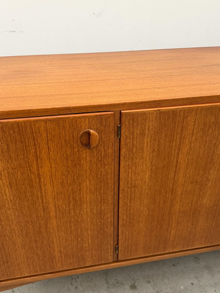 Enfilade scandinave en teck, 1960  -photo-4