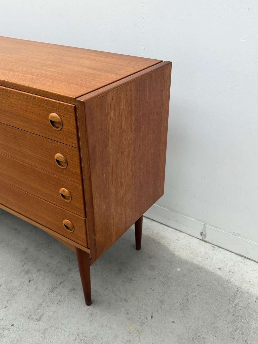 Enfilade scandinave en teck, 1960  -photo-3
