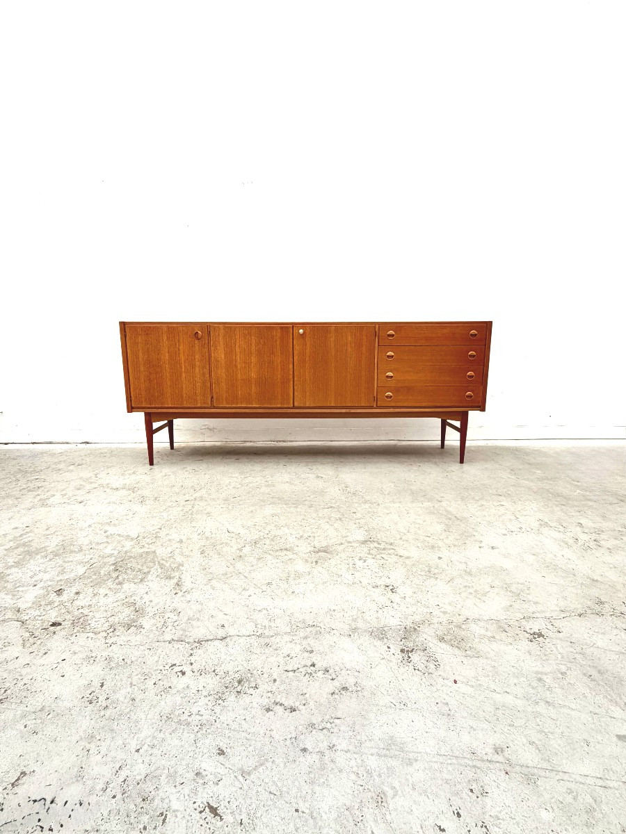 Enfilade scandinave en teck, 1960  