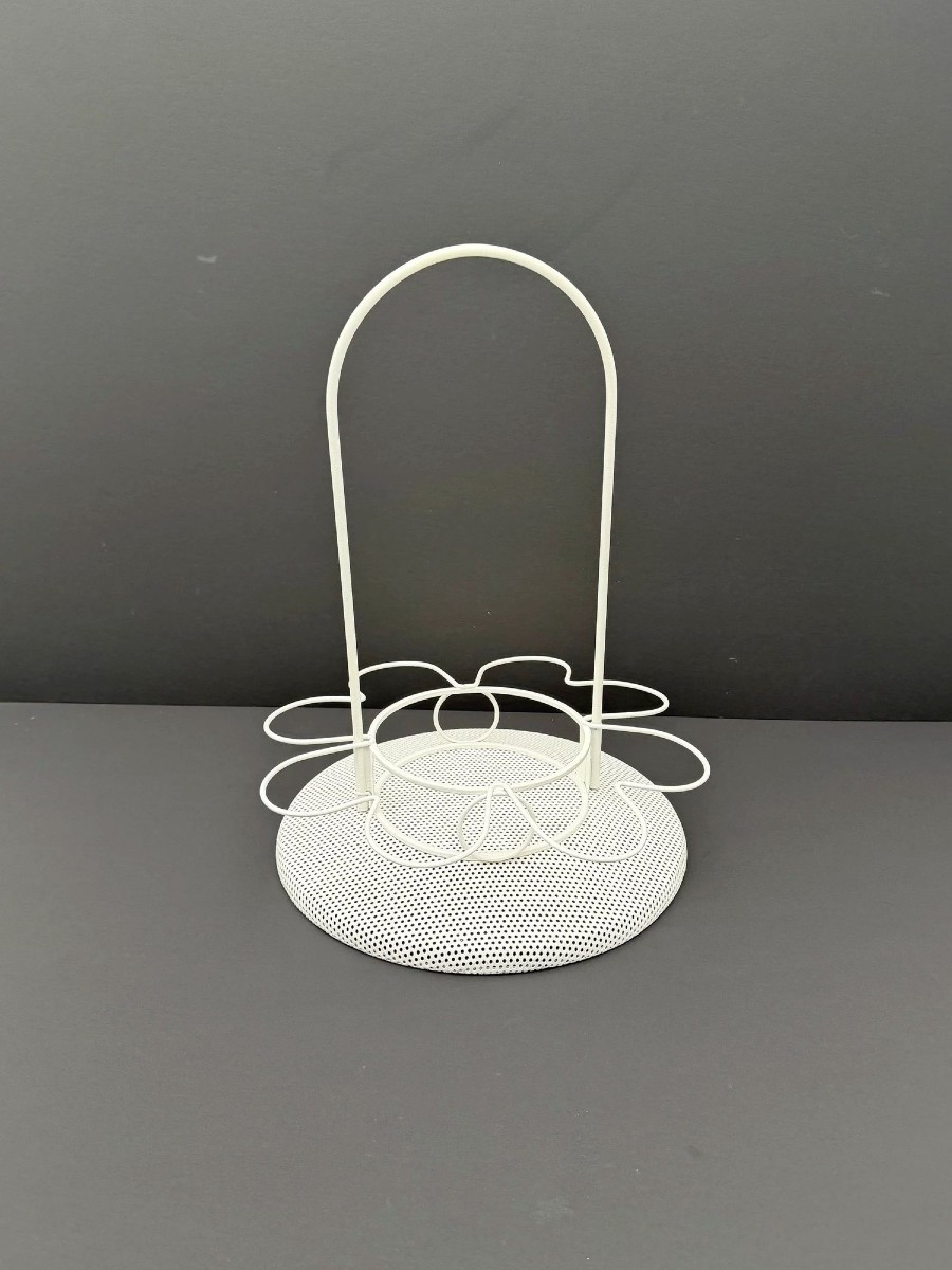 Porte verres de Mathieu MATEGOT en métal, France 1950  