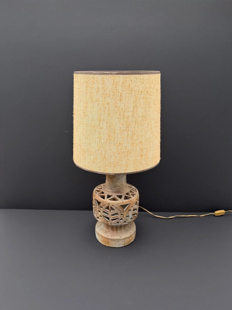 Lamp By Agnès Escala In Ceramic, France 1970  -photo-2