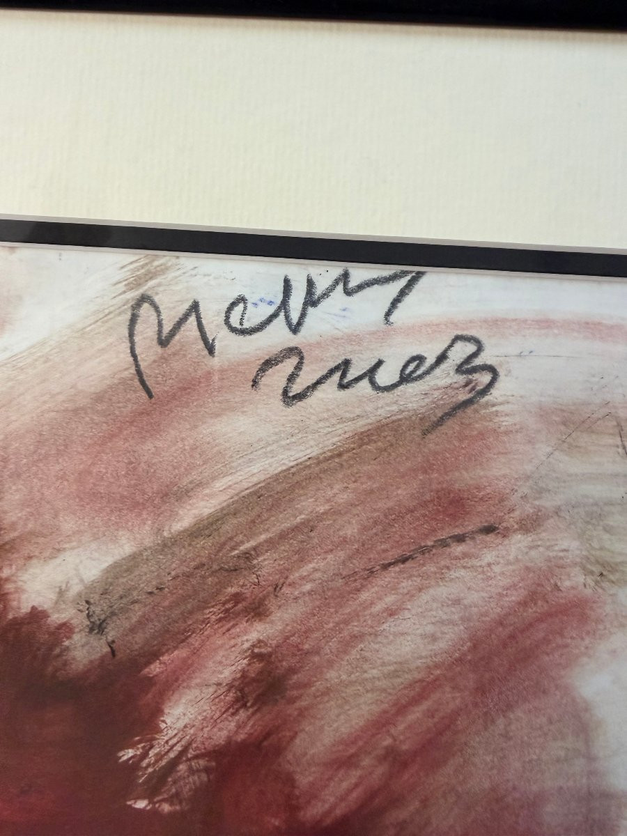 Technique mixte sur papier signé  -photo-3