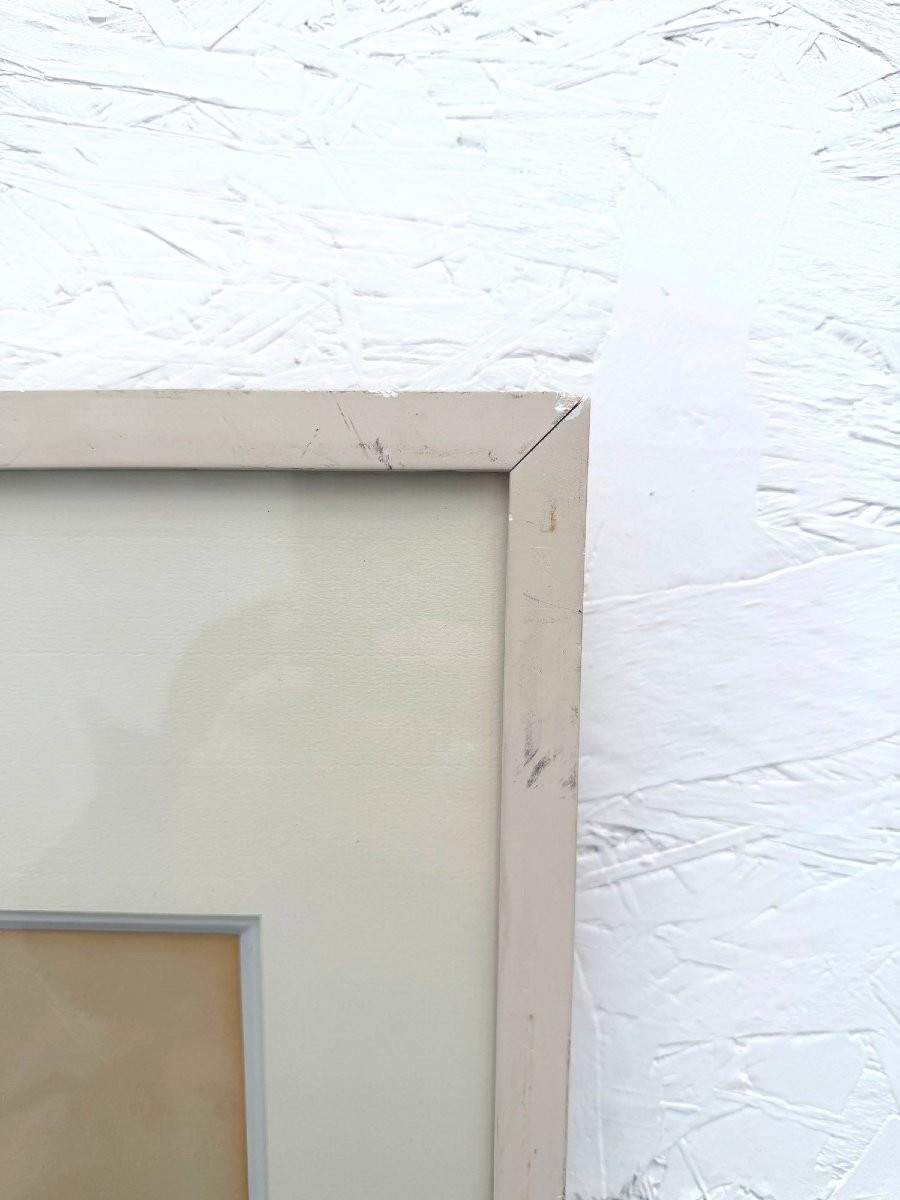 Ink On Paper "cadaques" By Nelbia Romero, 1967  -photo-4