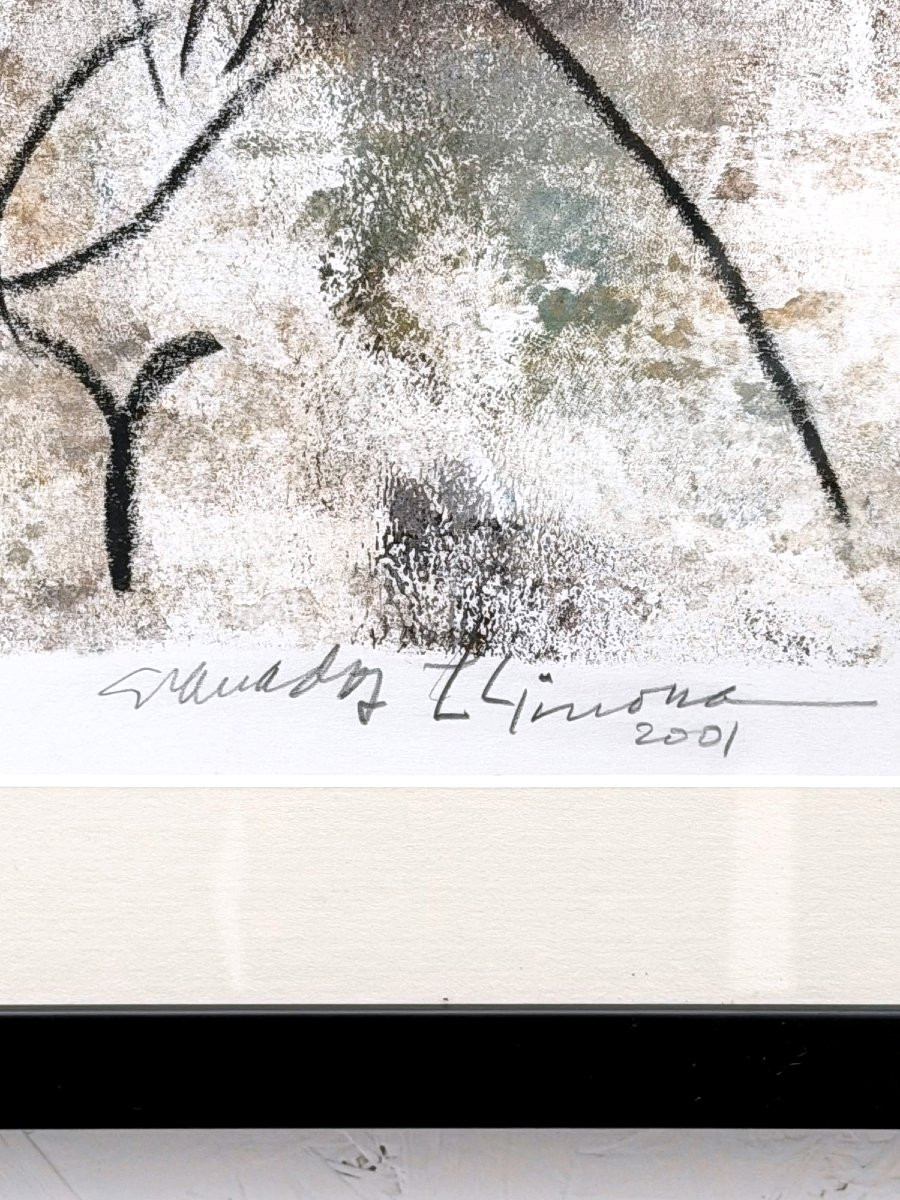 Mixed Media On Paper By Joan Granados I Llimona, 2001  -photo-4