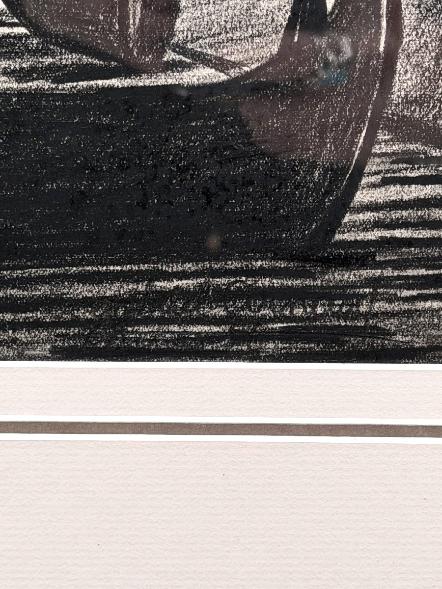 Drawing On Paper By Gabriel Arnaud, 1956  -photo-4