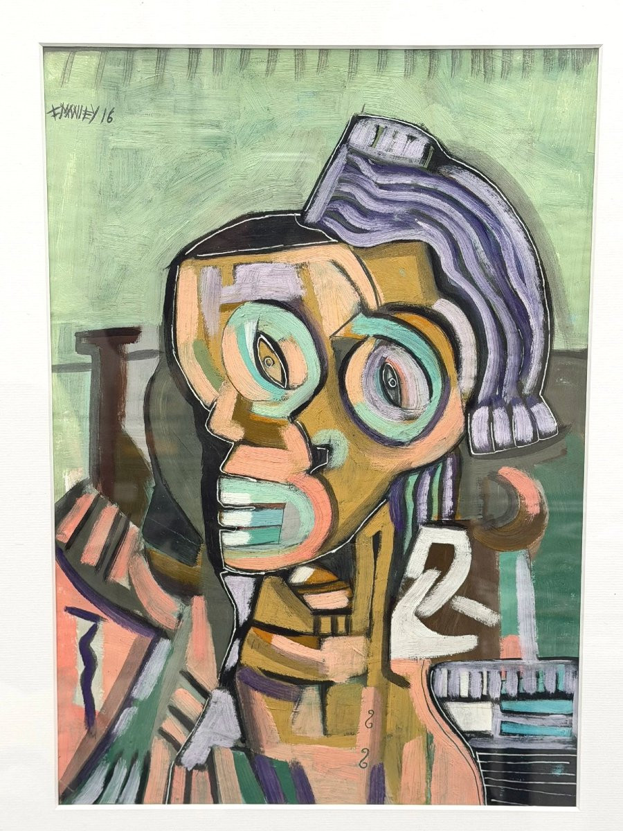 Mixed Media On Paper By Frédérique Manley, 2016  -photo-2