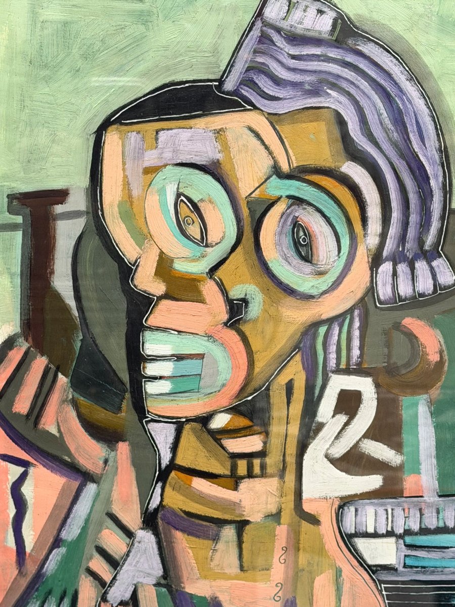 Mixed Media On Paper By Frédérique Manley, 2016  -photo-4