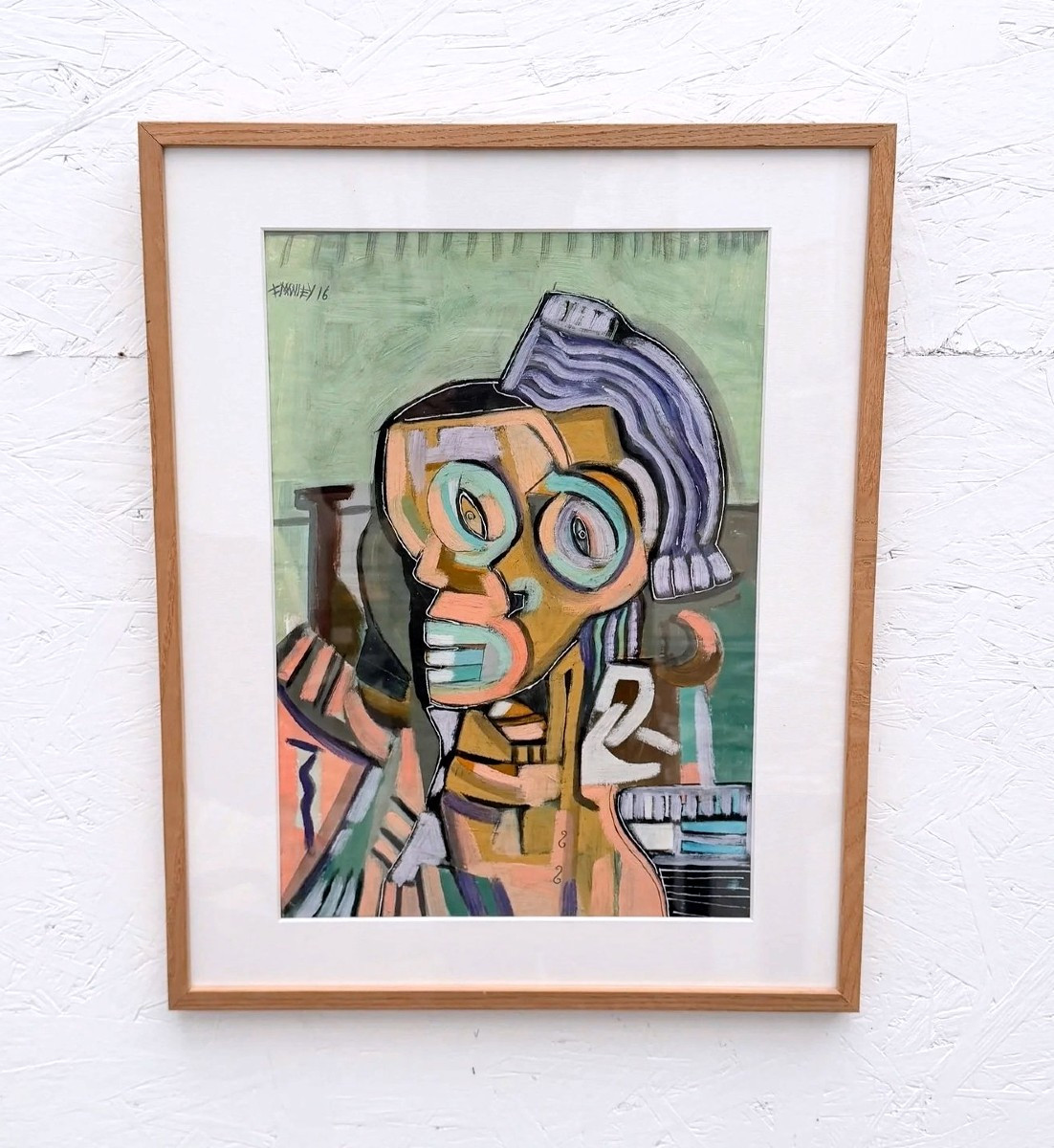 Mixed Media On Paper By Frédérique Manley, 2016  