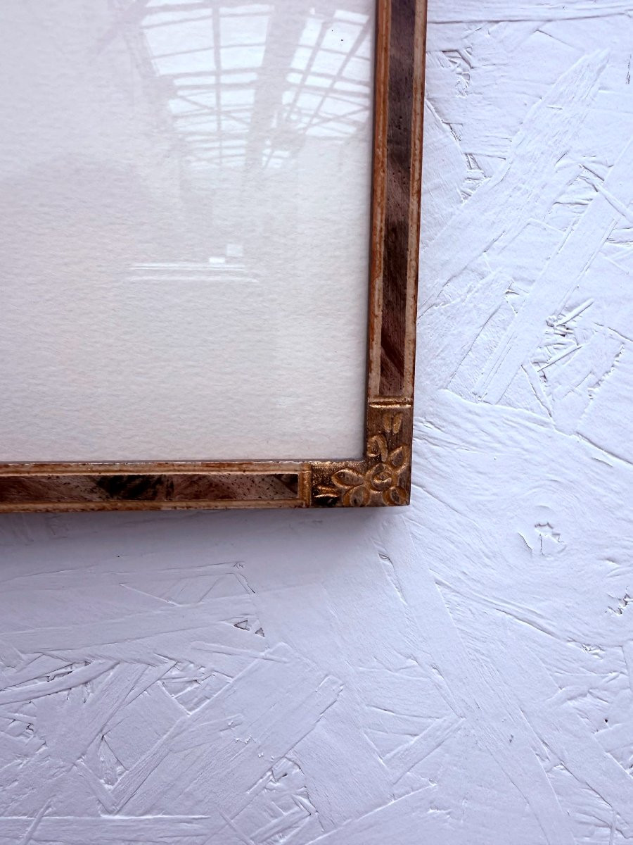 Gravure sur papier "Promenade" de POLA -photo-2