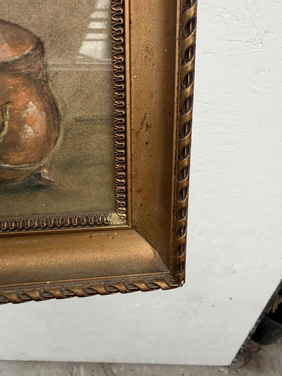 Pastel sur papier de J. USLOVA-photo-2