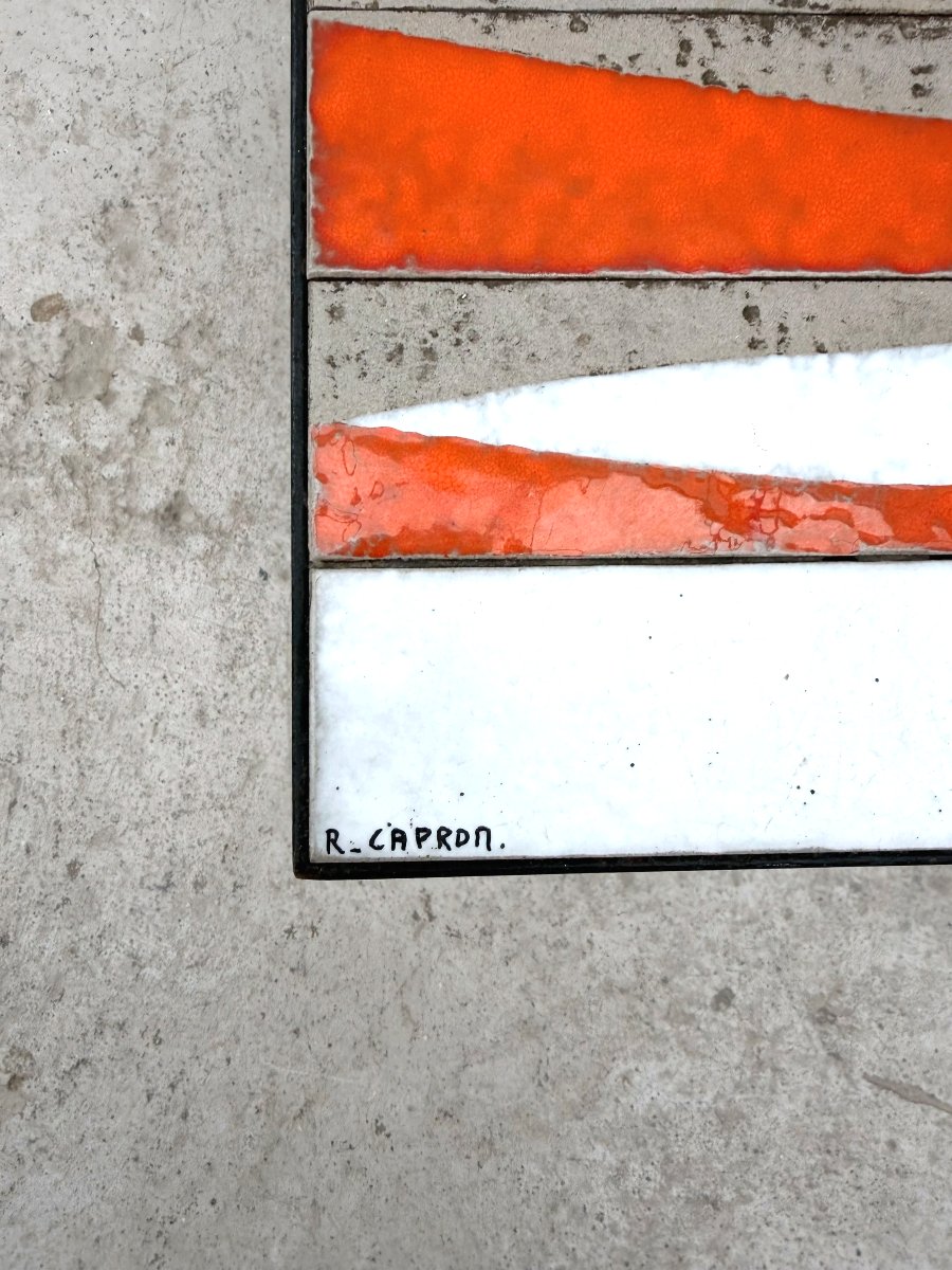 "navette" Coffee Table By Roger Capron In Ceramic, 1950-photo-1