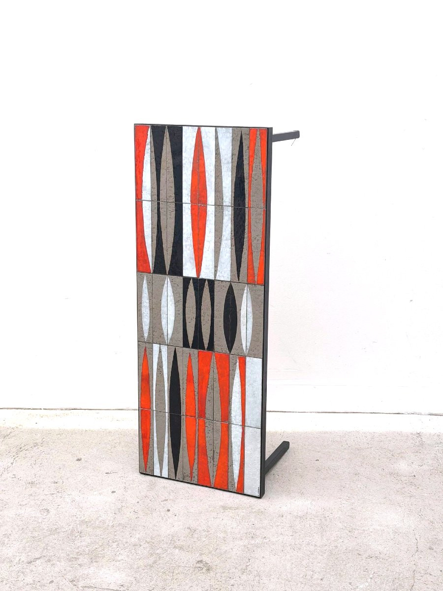 "navette" Coffee Table By Roger Capron In Ceramic, 1950-photo-3